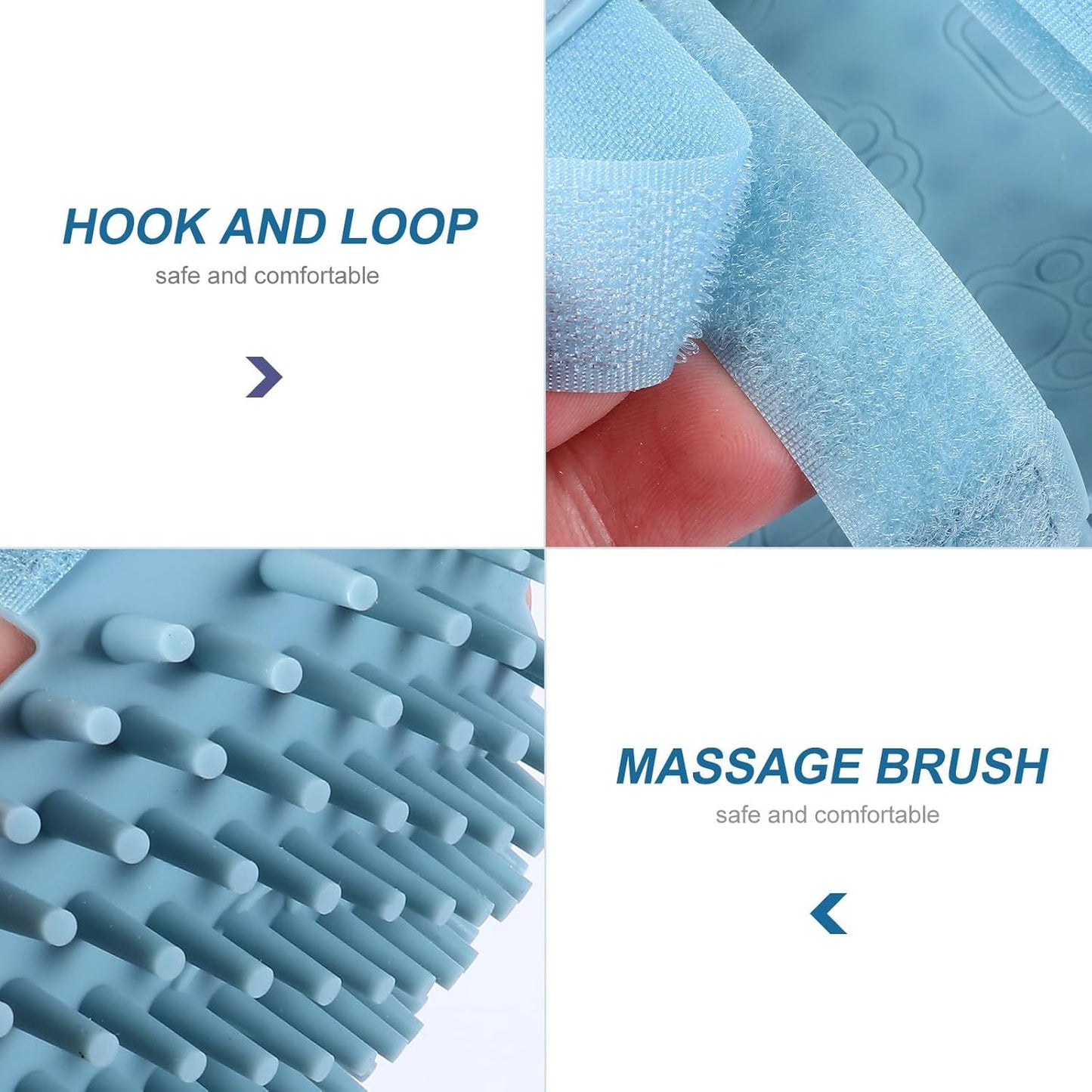 Silicone Cat Massage Comb and Grooming Brush Wall Corner Mounted Soft Pet Massage Tool for Cats Light Green Small Wet and Dry Use Hair Removal