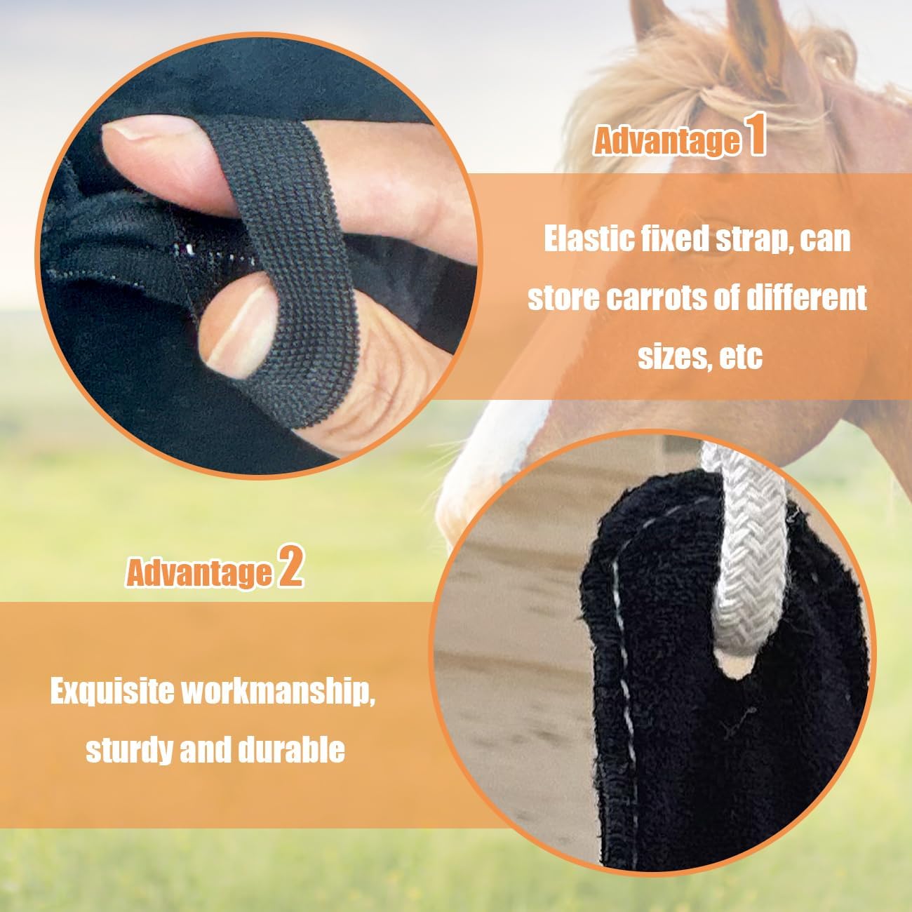 La La Pet Hanging Carrot Feeding Ball Interactive Feed Toy Relieve Stress and Avoid Boredom Equine Pony Cattle and Goat Treat Hay Balls Horse Stable Supplies Black