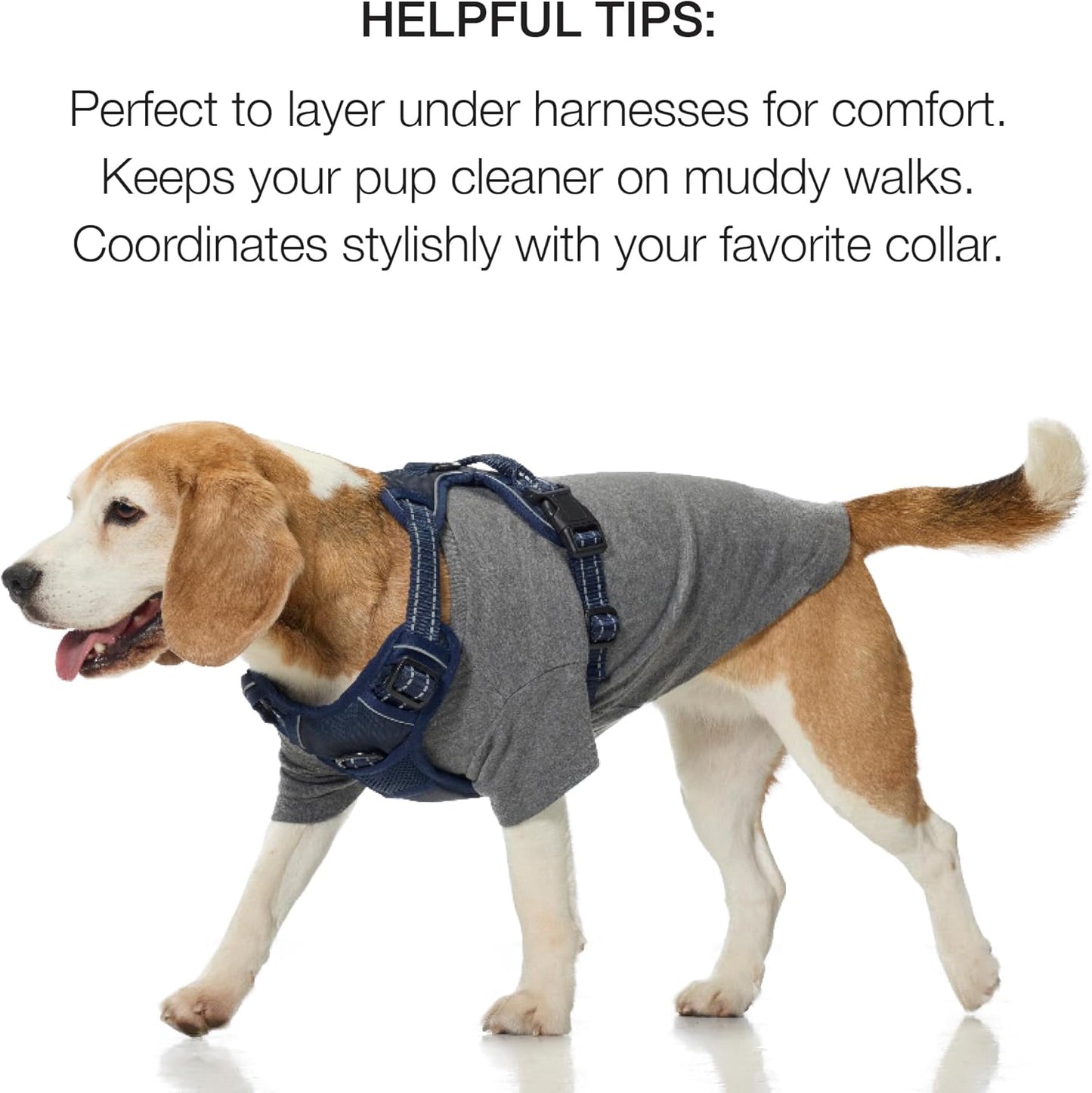 Toby II - The Perfect Tee, 3 Pack Short Sleeve Pet T-Shirt 100% Organic Cotton Tees Clothes for Small, Medium, Large Dogs, Sage Camo, Small (10-25 lbs)