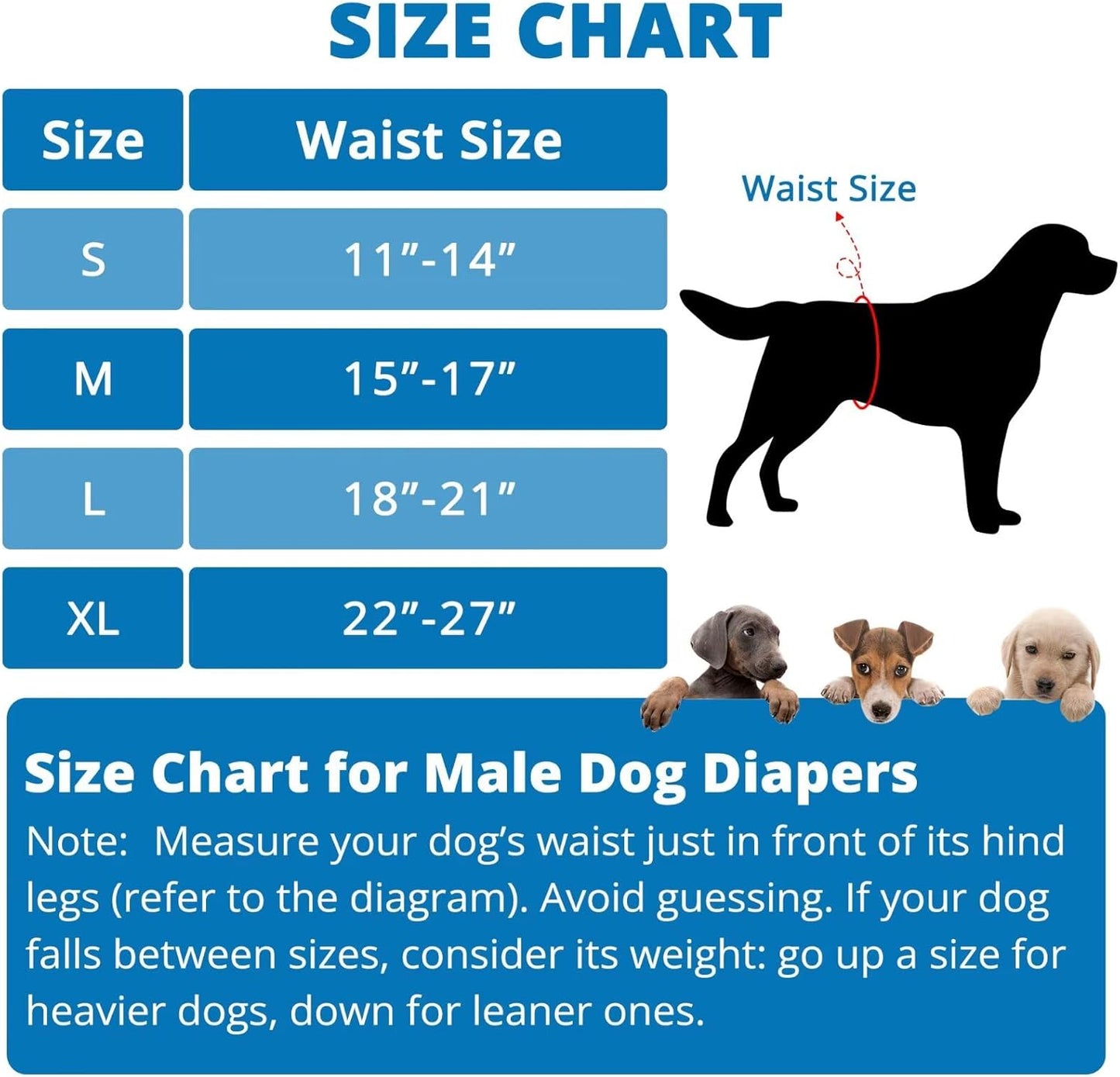 Paw Legend Washable Dogs Diapers Male Dog Belly Bands for Male Dogs Diapers Reusable Puppy & Doggie Diapers Male (5 Pack, Small)