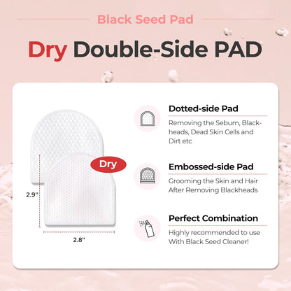 JAYU PET Black Seed Pad - Dry Cat Chin Acne Pad, Double-Sided Dry Pads for Removing Blackhead, 30pcs