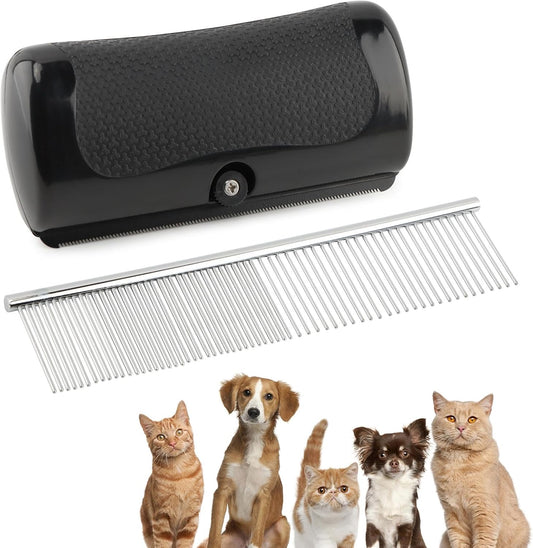 Deshedding Dog Brush, Grooming Deshedding Tool for Cats, Dogs, Horses, Pet Hair Removal Comb for Shedding, Effective for Short and Long Hair
