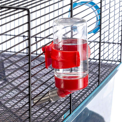 Ferplast Favola Hamster Cage Includes Free Water Bottle, Exercise Wheel, Food Dish & Hamster Hide-Out Large Hamster Cage Measures 23.6L x 14.4W x 11.8H-Inches