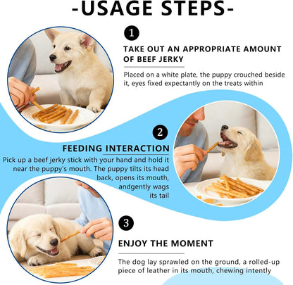 Natural Rawhide Chews for Dogs - 60 Count of 5-Inch Rolls | Long-Lasting Dog Chews Stick for Small, Medium & Large Dogs | Digestible Chew Toys for Chewers, Puppy Teething & Dental Health