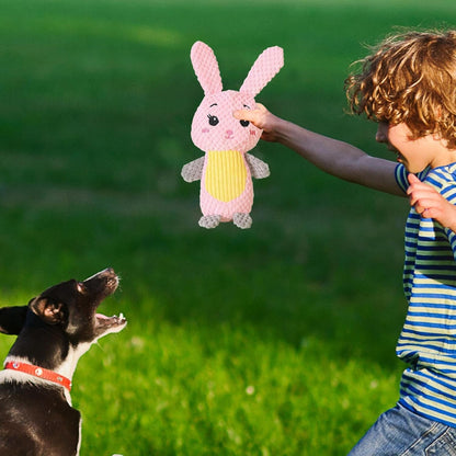 Indoor Dog Plush Chew Toys,Stuffed Chew Toy for Dogs,Animal Chew Toys,Plush Squeaky Toys,Cute Interactive Toys s