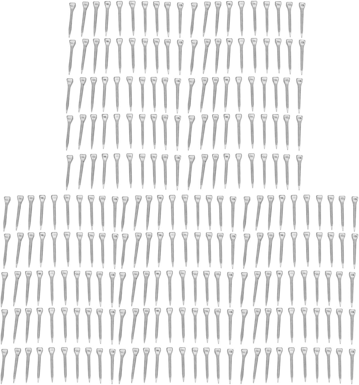 250 Pcs Horseshoe Nails High Tensile Strength Good Elasticity Accurately Crafted Steel Horse Shoe Nails for Farrier Use (FJ0RACE)