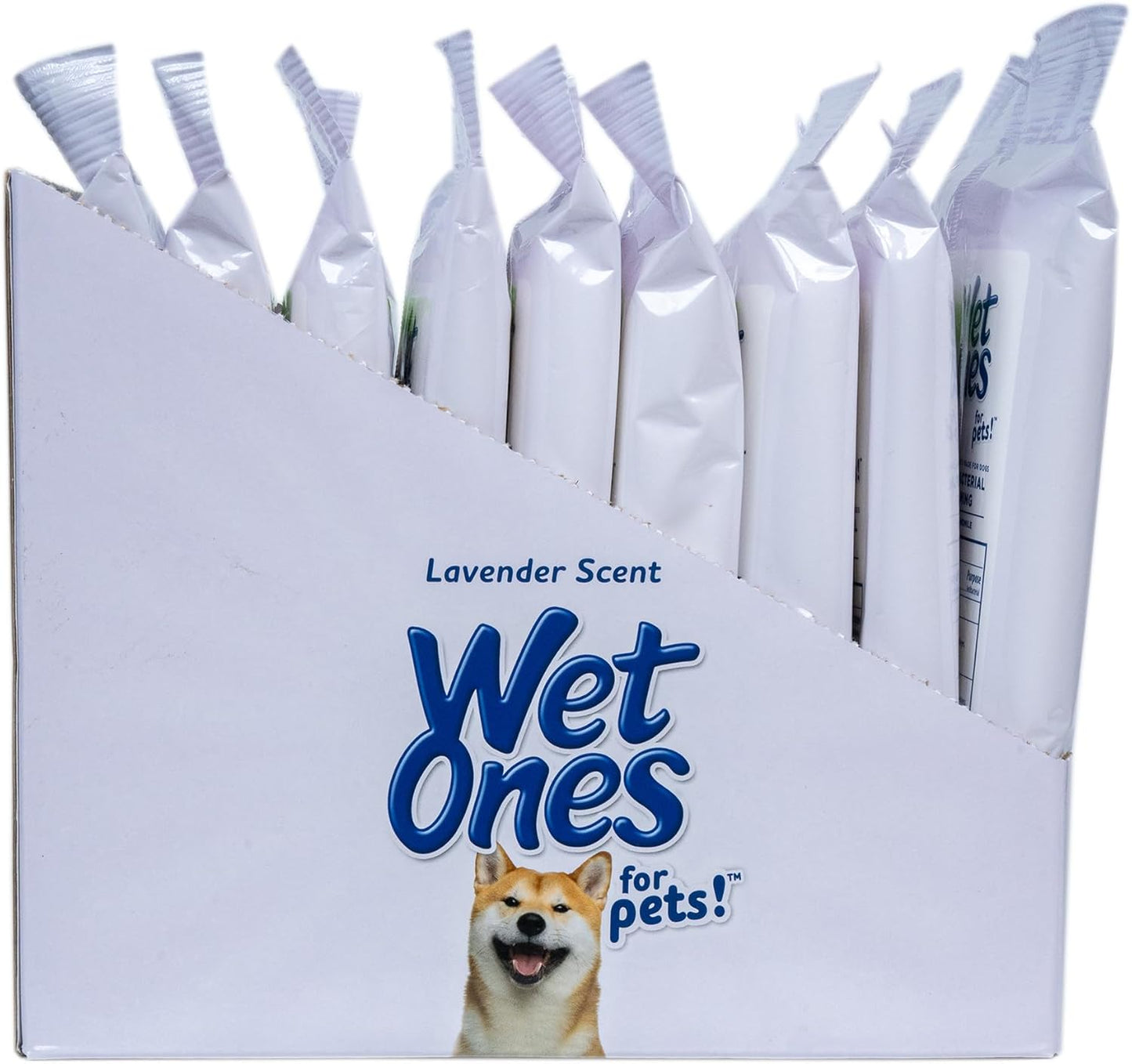 Wet Ones for Pets Antibacterial Calming Wipes with Chamomile, Lavender Scent - Dog Cleaning Wipes - Scented, Durable and Disposable Dog Wipes for Paws, 30 Count
