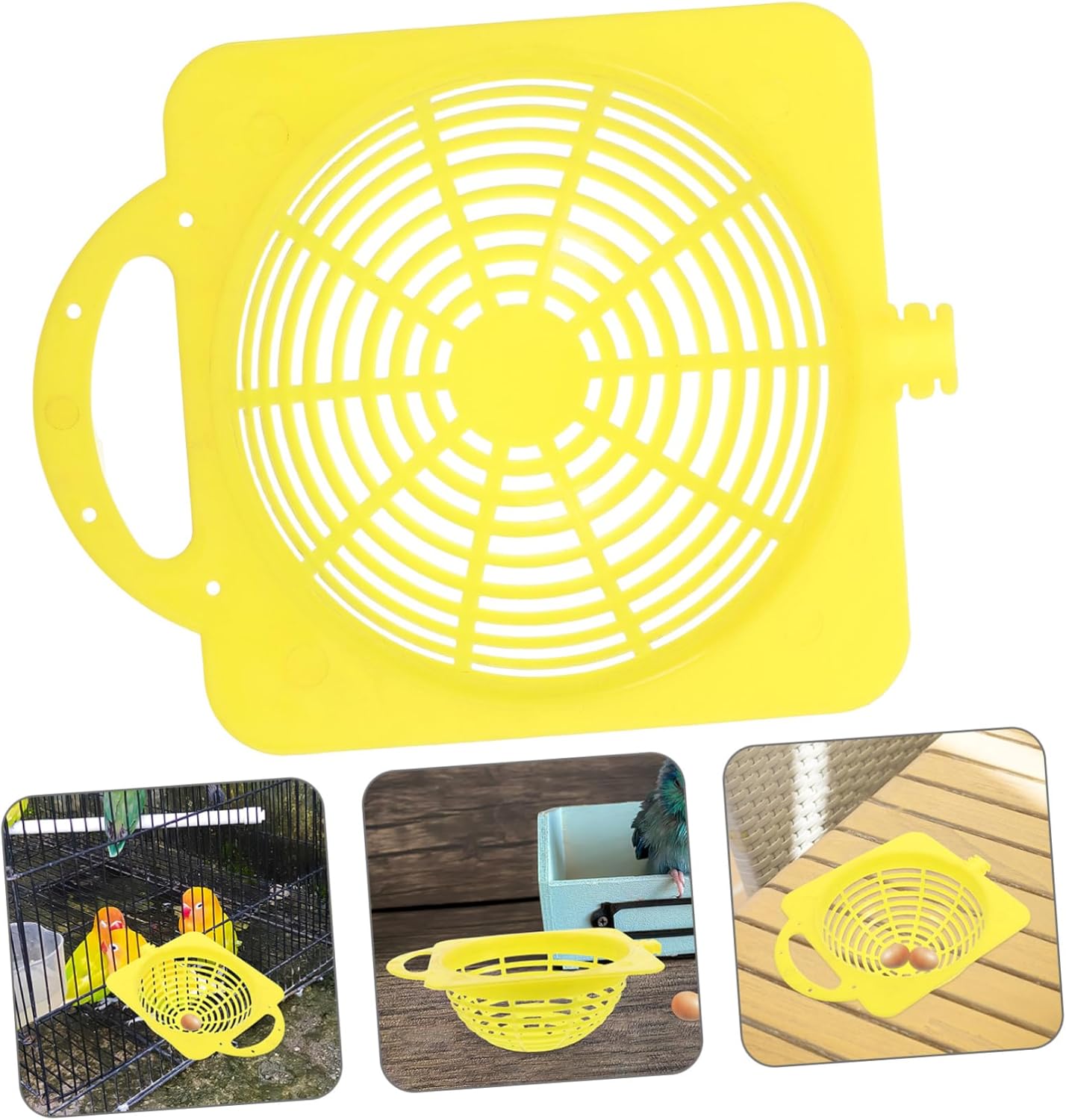 2pcs Parrot Breeding Nest Boxes for Cockatiels Budgies Finch Plastic Nesting Boxes for Birds Easy Assembly