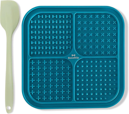 BoneItUp Dog Enrichment Toys Combo – Interactive Dog Puzzle Toys & Lick Mat for Dogs for Mental Stimulation, Slow Feeding & Calming Play