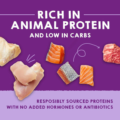 Stella & Chewy’s Carnivore Cravings Savory Shreds Canned Wet Cat Food Variety Pack – (2.8 Ounce Cans, Case of 12)