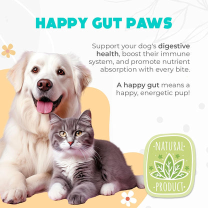 Probiotics for Dogs Chews 150 pcs - Probiotic Chews for Dogs with Enzymes & Natural Ingredients - Digestive & Gut Health Support - US Formula - Duck Flavored