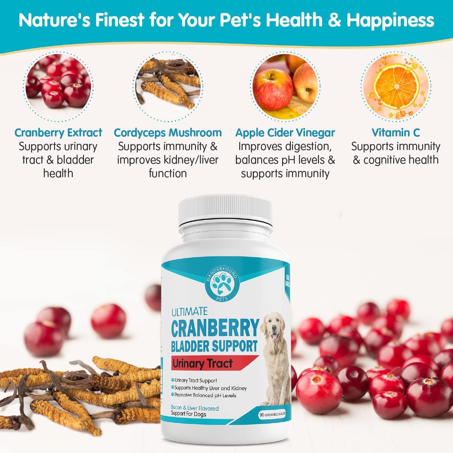 Cranberry Bladder Support + Multivitamin for Dogs Bundle - Ultimate Bladder Support