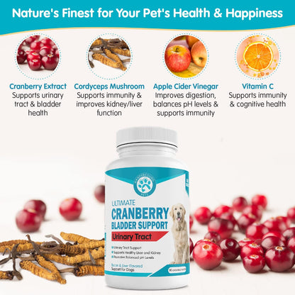 Cranberry Bladder Support + Multivitamin for Dogs Bundle - Ultimate Bladder Support