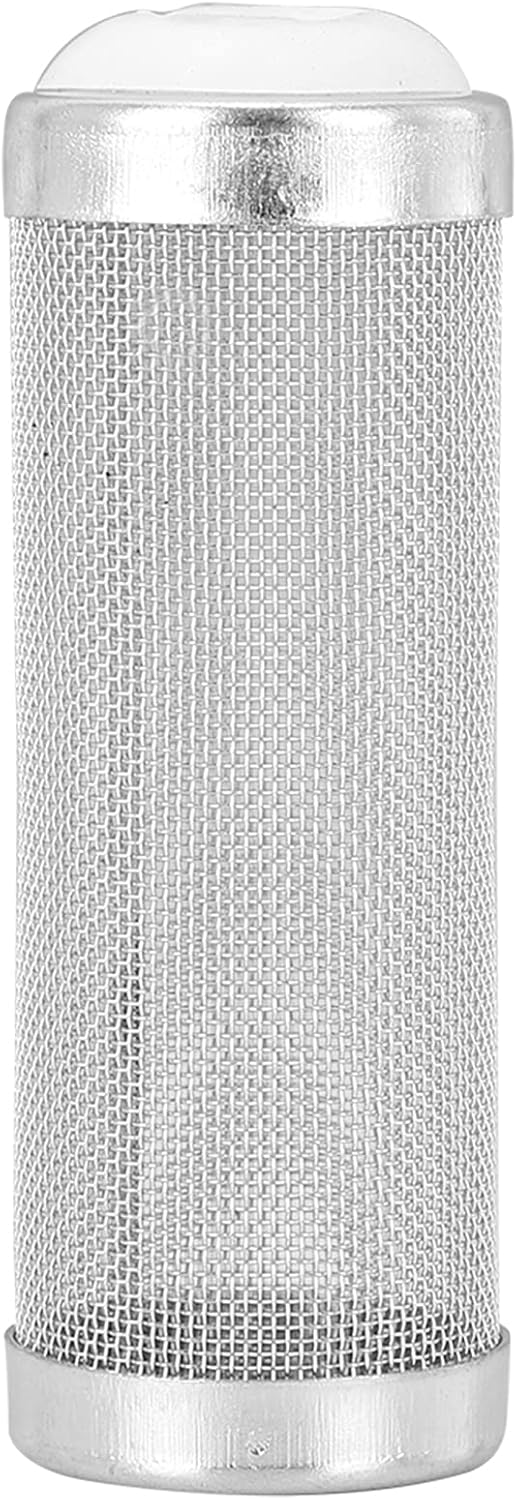 Aquarium Filter Inflow Inlet Mesh, Stainless Steel Intake Shrimp Guard Protector Cover Screen Metal Fish Prefilter Tube Strainer Net Protecting Basket Media Accessory 16mm 5Pcs