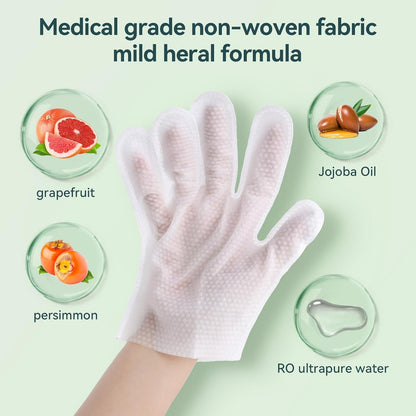 WLP Pet Glove Wipes for Dogs & Cats, Individually Wrapped Cleaning Deodorizing Hypoallergenic Hydrating Grooming Wipes, Enriched with Aloe & Jojoba Oil for Daily Care, Traveling (6 PCS)