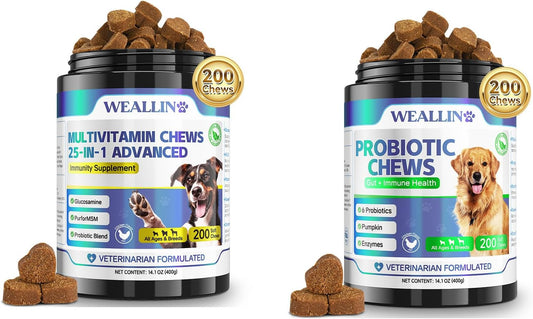 Dog Vitamins & Dog Probiotic Chews