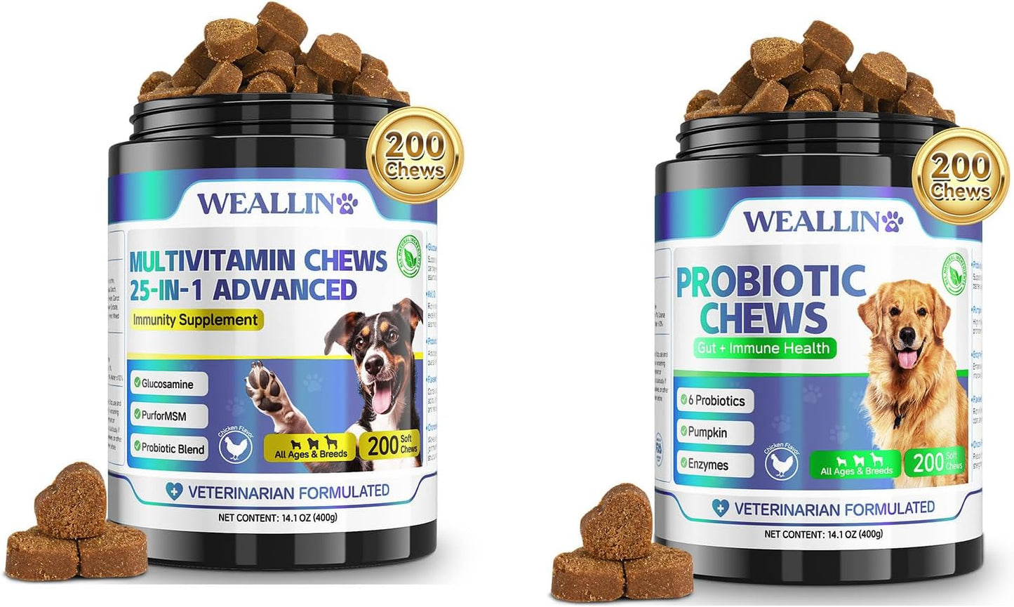 Dog Vitamins & Dog Probiotic Chews