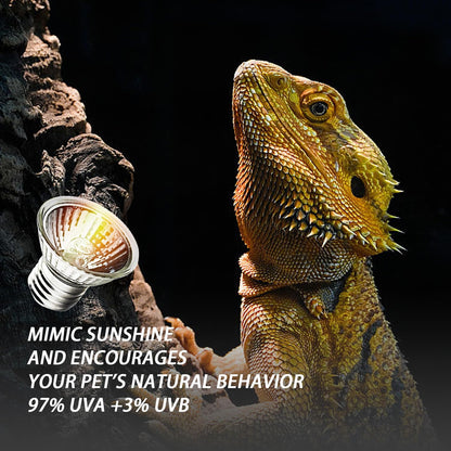 2-Pack 25W UVA Bulbs, Light Turtle Heat Lamp for Reptiles and Amphibian Tanks, Terrariums and Cages, Fit E26 Heat Reptile Lamp,Works with Various Lamp Fixtures,for Lizards, Snakes, Turtles