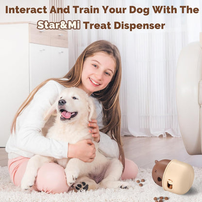 Silicone Dog Slow Feeder Toy - Interactive Puzzle Feeder & Food Dispenser for Small & Large Dogs - Enrichment Toys for Mental Stimulation - Fun Puppy Chew Toys & Cat Treat Dispenser to Keep Pets Busy