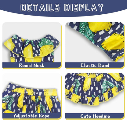 Girl Dog Sports Dress and Dog Dress Puppy Clothes, Puppy Summer Dresses