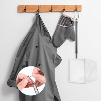 2 Pack Fish Tank Net 3 Inch Square Small Fish Net with Extendable Stainless Steel Handle Fine Mesh Shrimp Nets for Aquarium Tank Pond Bettas Debris Skimming