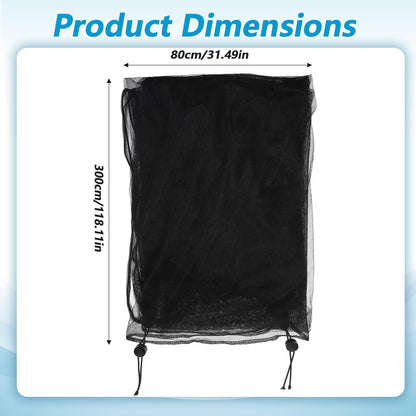 Large Bird Cage Seed Catcher 31 x 118 inches Adjustable Soft Airy Skirt Guard Birdcage Nylon Mesh Net, Birdcage Cover Skirt Seed Guard for Parrot Parakeet Macaw Round Square Cages