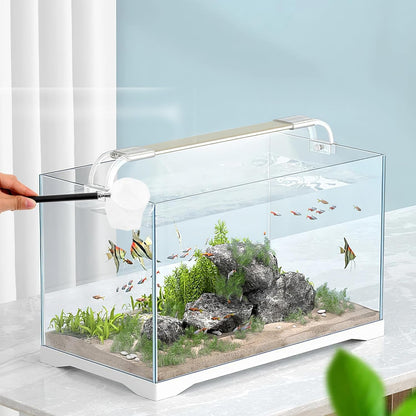 Small Shrimp Net Aquarium Skimming Net Fine Mesh Fish Tank Pond Aquatic Pets Shrimp Breeding