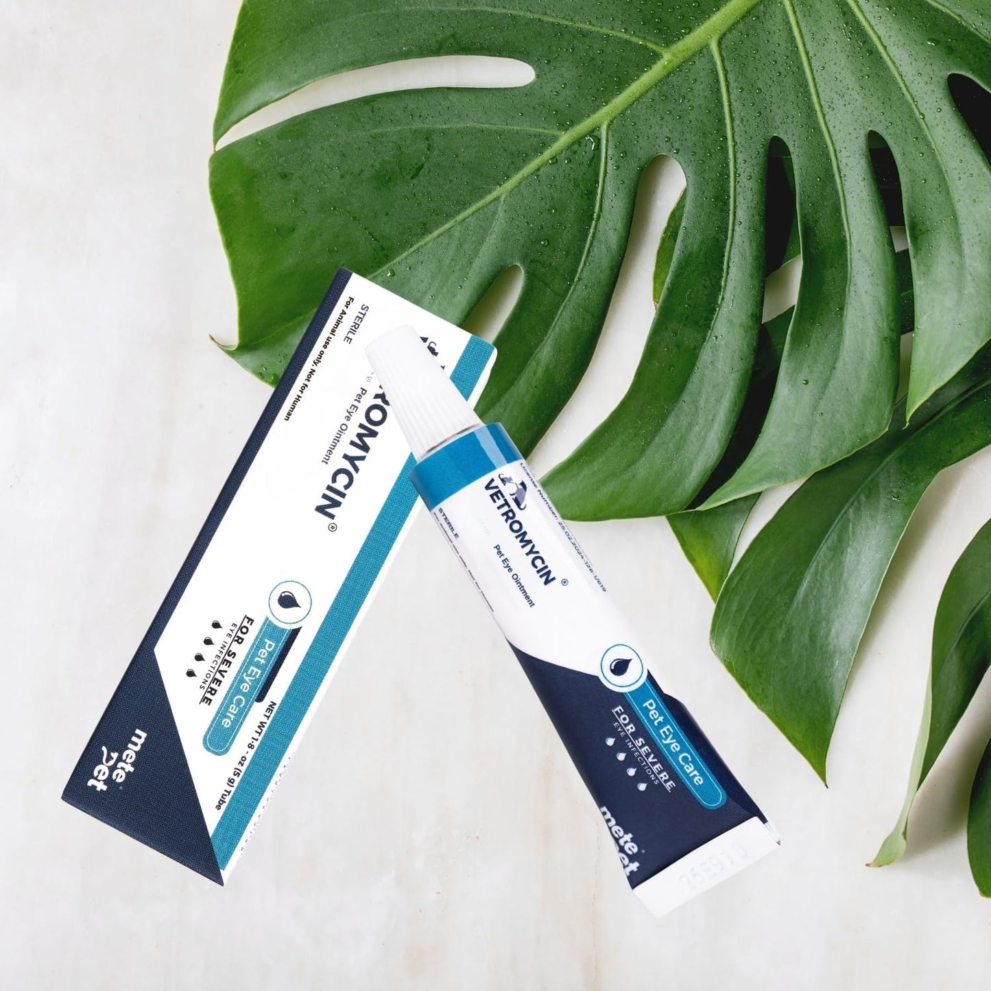 Vetromycin Pet Eye Cream Health for Dogs, Cats, Cattle, Sheep, Horse, Bird 1/8 oz /5gr, 1 Tube