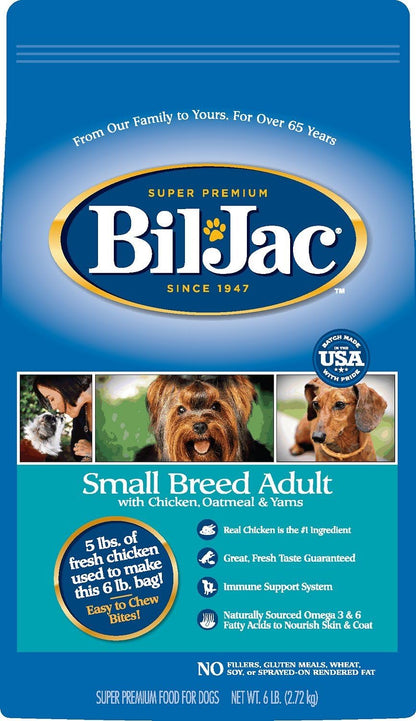 Bil Jac Small Breed Select Dry Dog Food, 6 lb