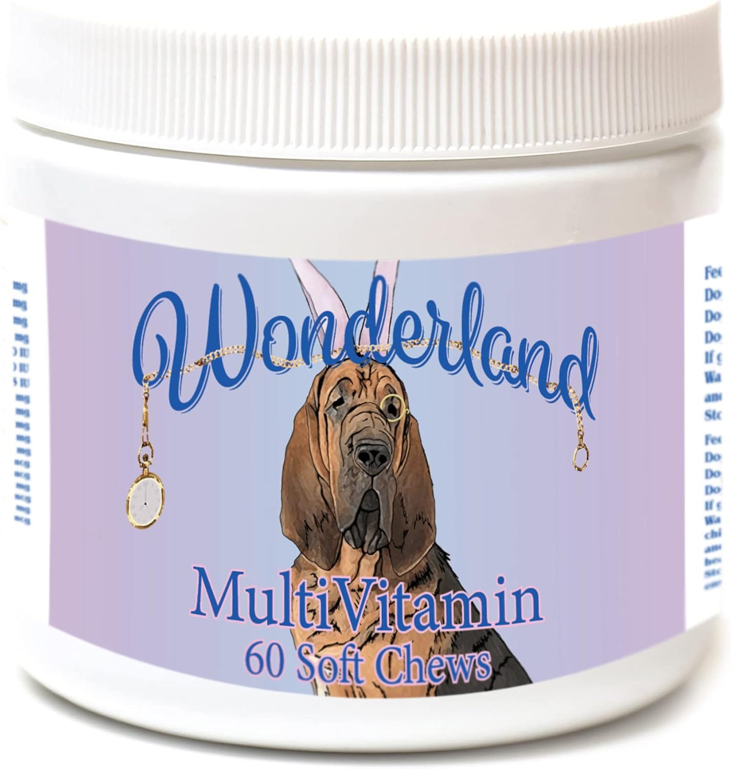 Wonderland's Multi-Vitamin Soft Chews for Dogs 60 Count, White