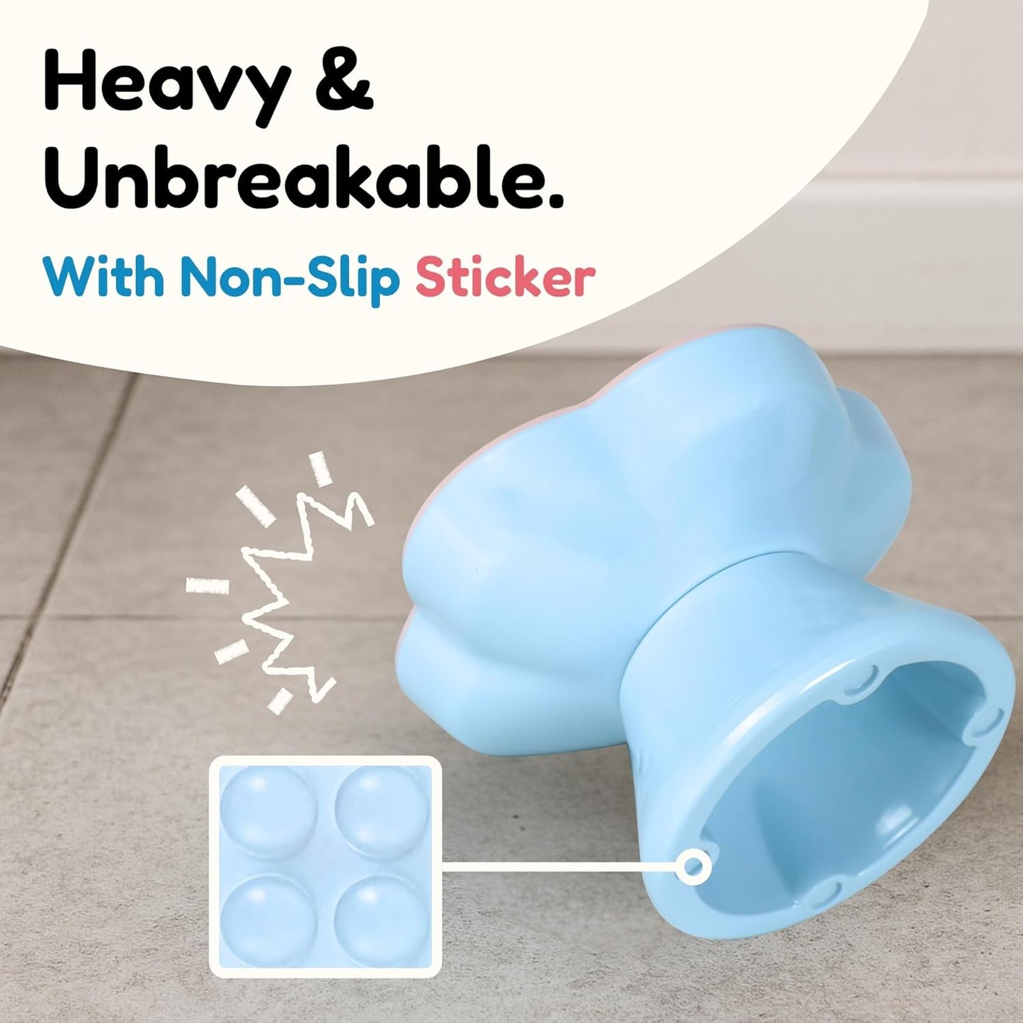 Detachable Slow Feeder Cat Bowl, Unbreakable Elevated Cat Bowls - Heavy Weighted, Tilted Raised Slow Feeder, Non-Slip Small Dogs Slow Feeders Bowl, Dry & Wet Food, Whisker Friendly (Pink, 5.8"