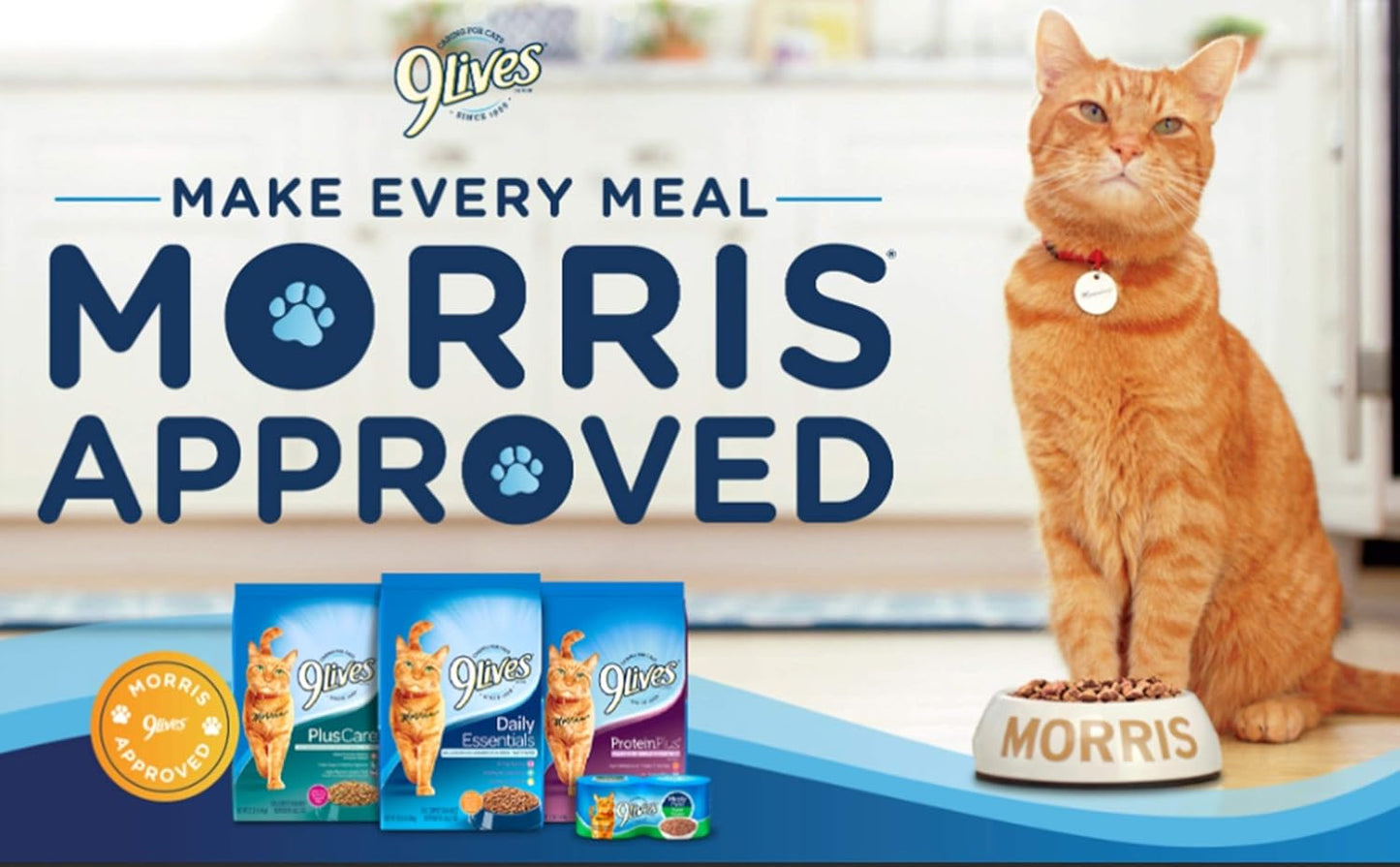 9Lives Plus Care Dry Cat Food, 3.15 lb. Bag (Pack of 4)