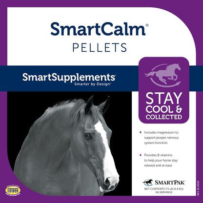 SmartEquine SmartCalm Pellets & SmartCalm Ultra Paste 6 Tubes Bundle, Horse Calming Supplement | No Added Sugar Or Herbs, Dietary Equine Supplement
