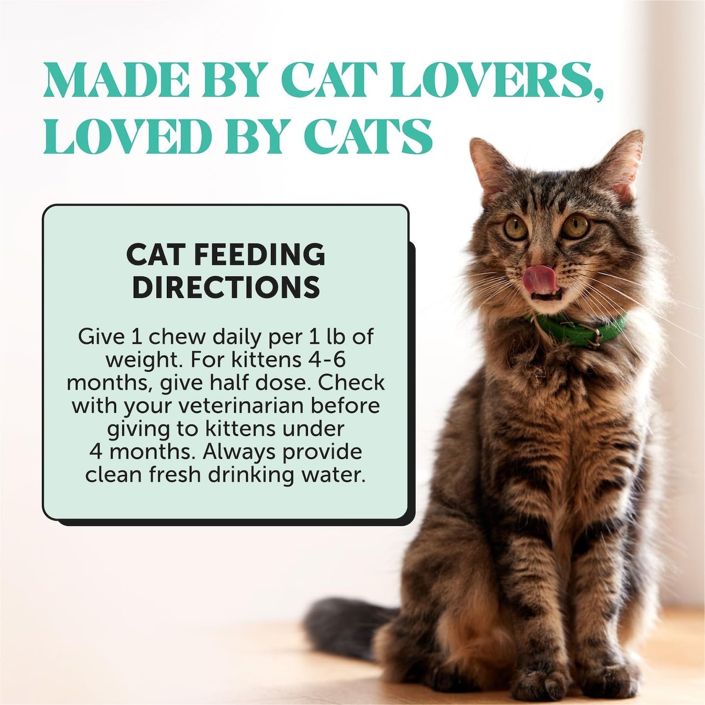 Fresh Breath Dental Bites for Cats – Crunchy & Creamy Cat Dental Treats for Fresh Breath, Tartar & Plaque Control – Dual-Texture Cat Oral Care Bites for Bright Teeth & Healthy Gums – 30 Day Supply