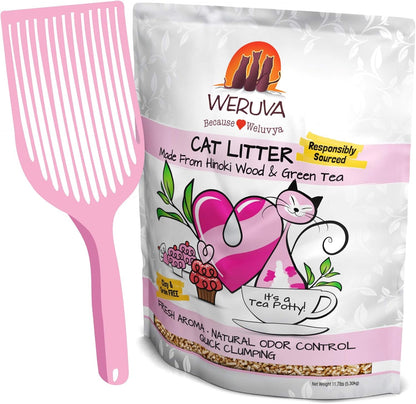 Weruva It's Potty Time Cat Litter and Pelleted Litter Scoop, 11.7 Pounds