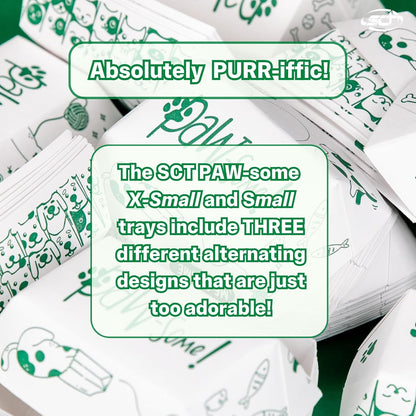 Southern Champion Tray, Small Disposable Pet Food Bowl, 1/2 Cup (10 Quantity) Pet Food Tray, Travel Pet Bowl, Feeding Kittens Puppies Cats and Dogs, Wet Food and Dry Food, 6 oz Capacity