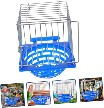 VICASKY 2pcs Lightweight Bird Hatching Nest Box for Cages Safe Parrot Breeding Container Convenient Nesting for Pigeons Canaries and Small Birds