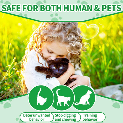 Ponal Cat Repellent Outdoor, Natural Peppermint Oil Cat Deterrent Outdoor Indoor, Keep Cats Off Lawn, Yard, Garden, Mulch & Flower Permanently Against Scratch and Chew, Keep Cats Away, 10 Pack