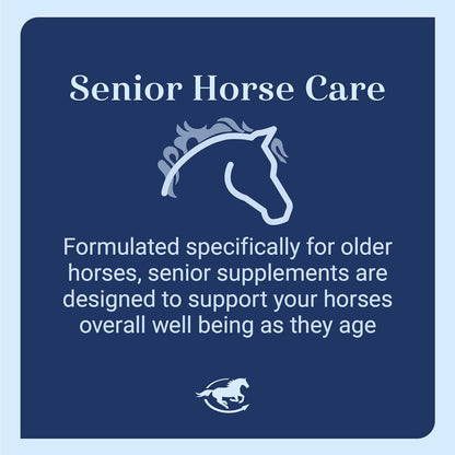 Senior Support SmartPak | Prebiotics and Probiotics | Turmeric Supplement | Flax Seed for Skin & Coat Health | Antioxidant Support for Senior Horses | 28 Days Supply