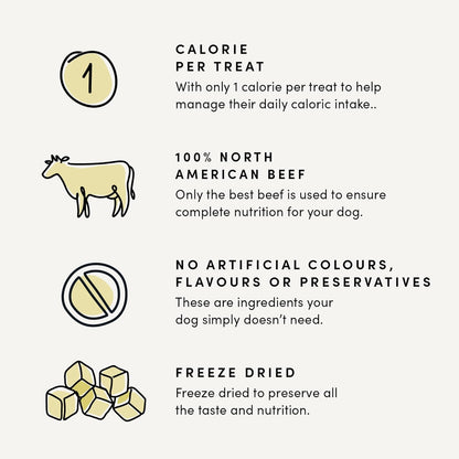 Freeze-Dried Beef Liver Mini Trainers 1.8 oz