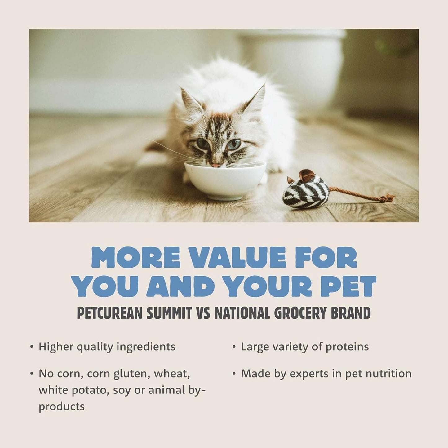 Summit Petcurean Range Rotisserie, Dry Cat Food, Chicken Meal and Turkey Meal Adult Recipe with Grains, 3 lb Bag (Pack of 2)