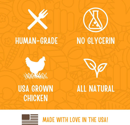 Full Moon Chicken Jerky Tenders Healthy All Natural Dog Treats Human Grade Made in USA 26 oz