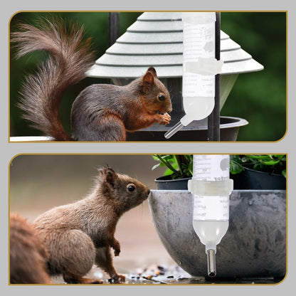 Totority Small Pet Water Bottles 4pcs 125ml Leakproof Roller Ball Drinkers for Hamsters and Puppies, Easy to Clean Nozzle, Secure Fixation, Ideal for Cages and Travel, Perfect for Small Pets