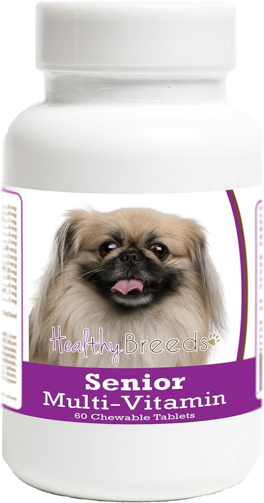 Healthy Breeds Pekingese Senior Dog Multivitamin Tablets 60 Count