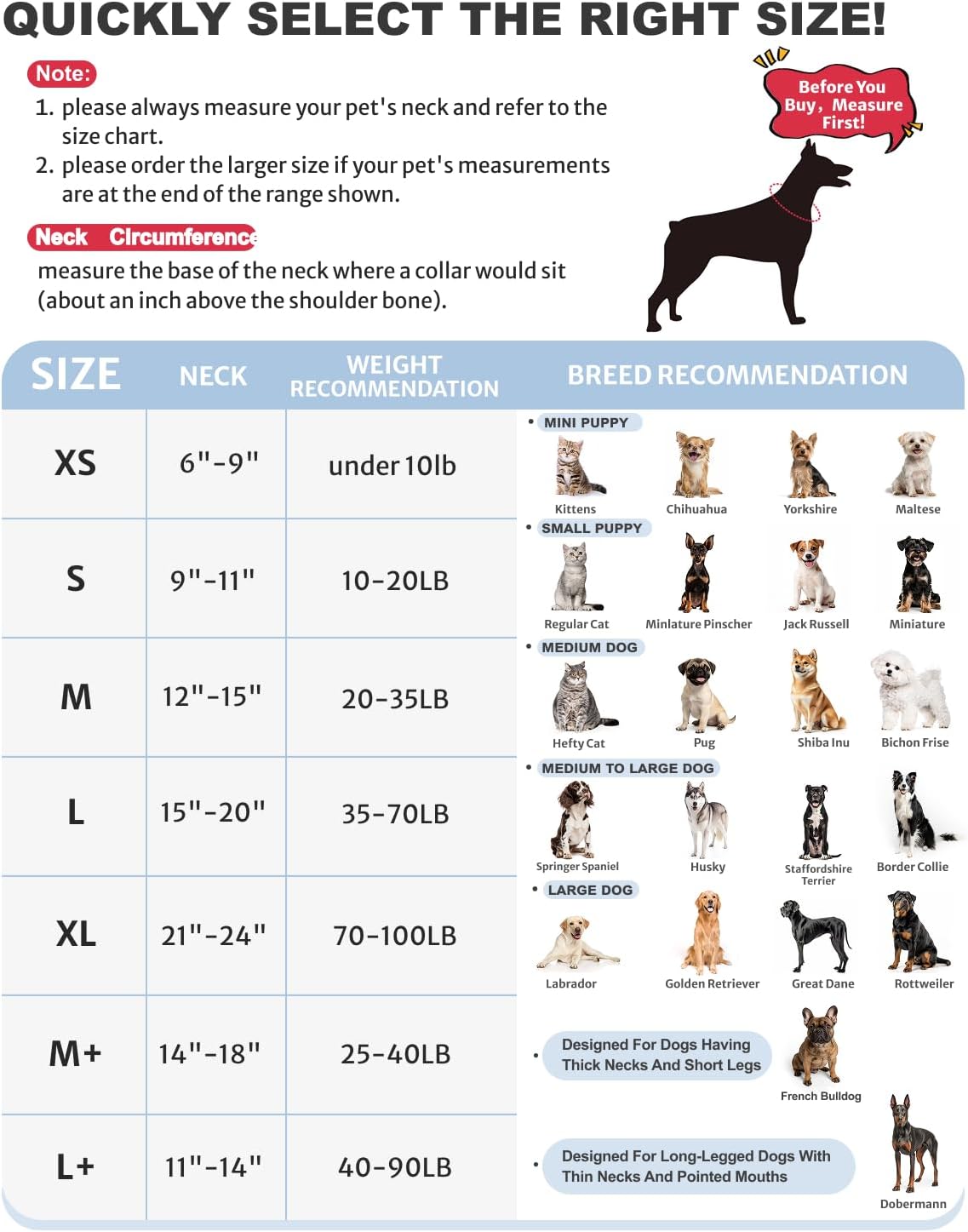 MIDOG Dog Cone Collar for Large Medium Dogs, Soft Inflatable Dog Cone Alternative After Surgery, Adjustable Protective Recovery Cone - Alternative E Collar Does Not Block Vision (Bow Tie,L)