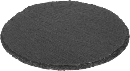Reptile Basking Platform Rock Tortoise Turtle Rock Slate Plate Food Bowl Habitat Slate Bearded Dragon Basking Platforms Food Bowl Round Slates Tiles for Reptiles Crested Lizard FrogBearded, 6 × 6"