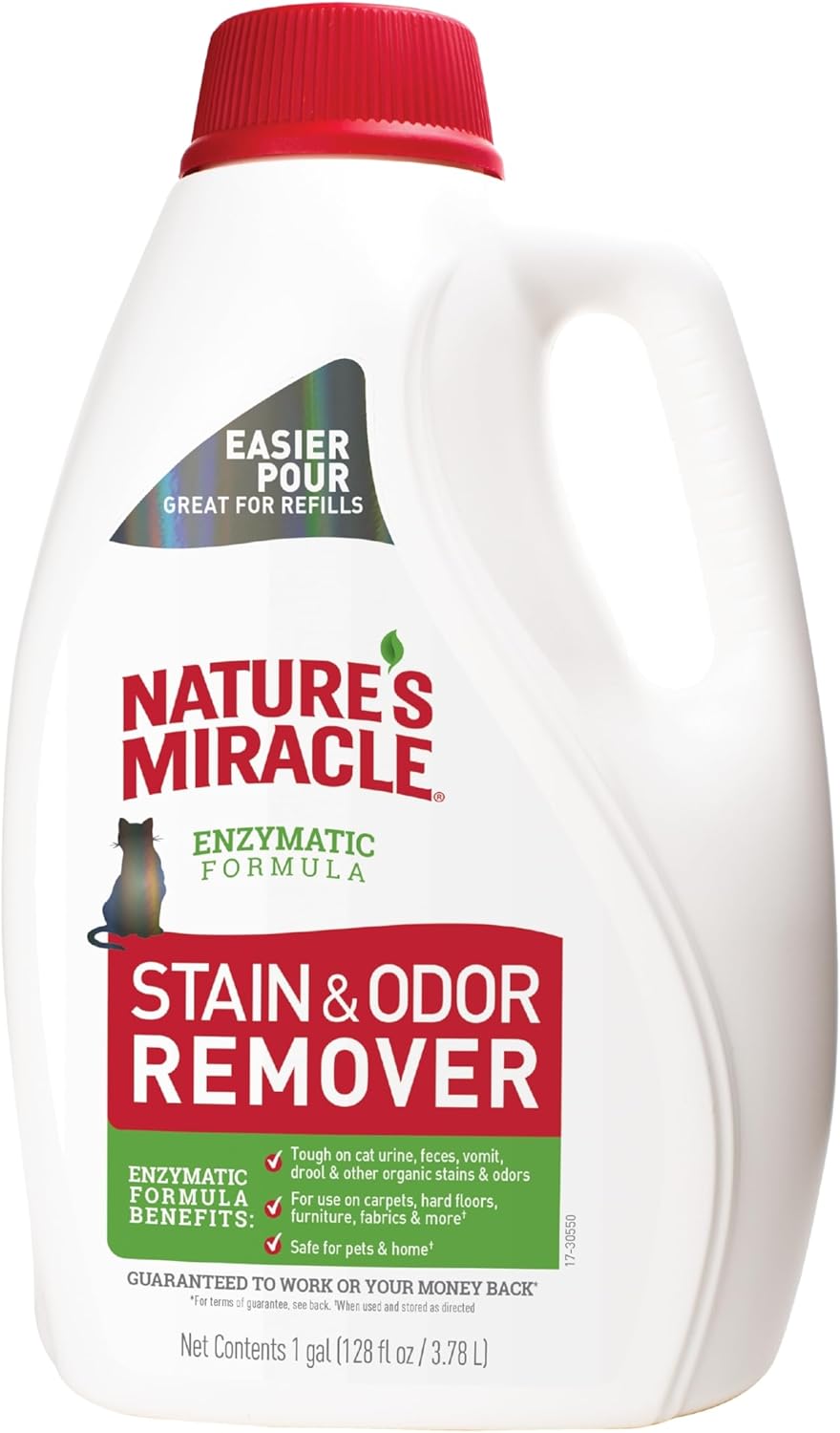 Nature's Miracle Stain and Odor Remover Cat, Odor Control Formula, Pour