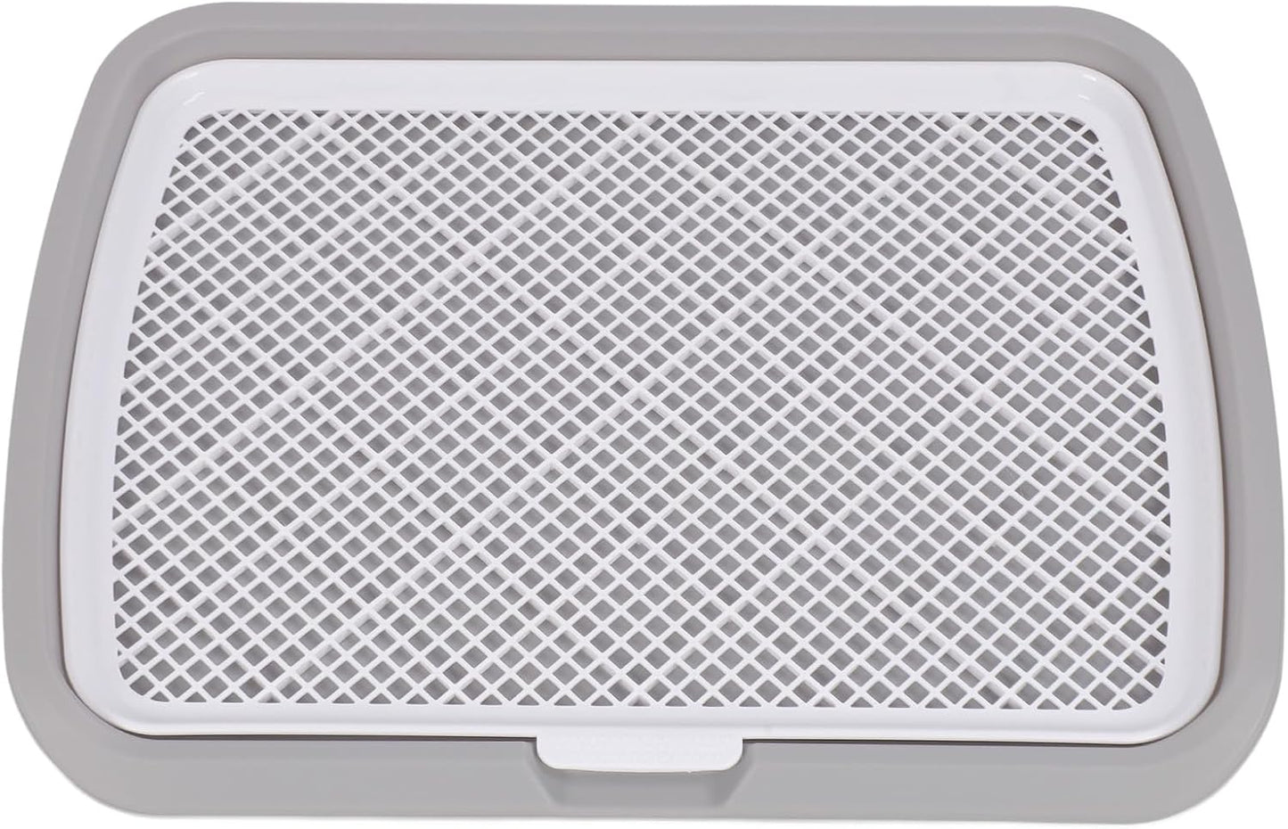 Acouto Puppy Potty Training Tray Dog Pee Pad Holder - Puppy Potty Training Tray Detachable Washable Mesh Dog Pee Pad Holder Small Breed - Indoor Litter - Pet (Gray)