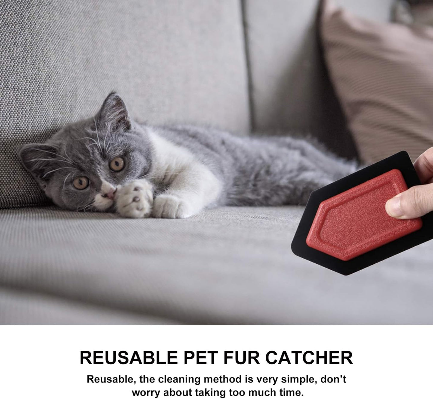 Pet Remover Dog Matted Hair Removal Reusable Pet Hair Catcher Detangler Spray for