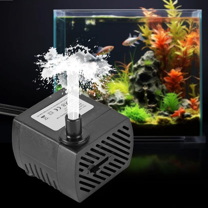 2PCS 95GPH 5W 350L/H Mini Submersible Pump, Small Fountain Pump for Pond, Aquariums, Fish Tank, Tabletop Fountain, Pet Fountain, Indoor or Outdoor Fountain